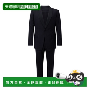 香港直邮Dior 长袖西装套装 043C726S604迪奥外套羊毛翻领