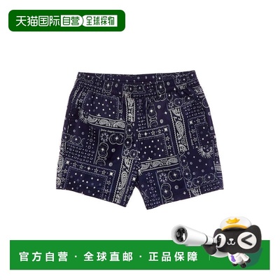 自营Palm Angels AOP Astro Paisley Swim Short - blue 美国奥莱