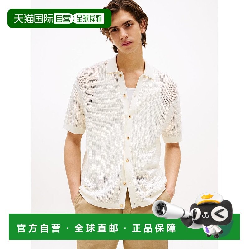 日本直邮TOMMY HILFIGER 结构开放式针织衬衫 TO3203EW012760 衬