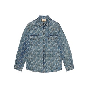 式 Gucci 提花衬衫 713911XDB7H 棉服