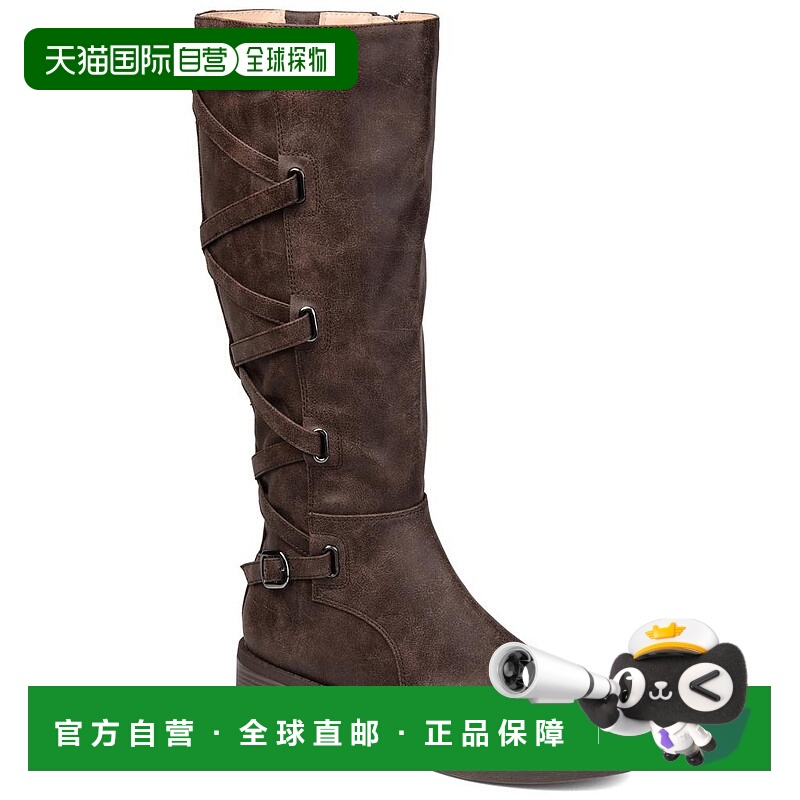 1h可退 【美国直邮】Journee Collection 女士宽小腿 Carly 靴子