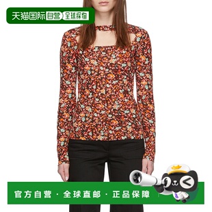 T恤 花卉镂空长袖 1122WTP003325BBrown Beckham 香港直邮Victoria