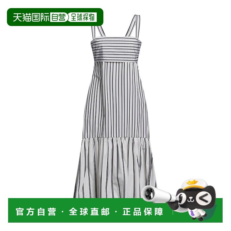 1h可退 香港直邮潮奢 THEORY 希尔瑞 女士 中长连衣裙 beige米色