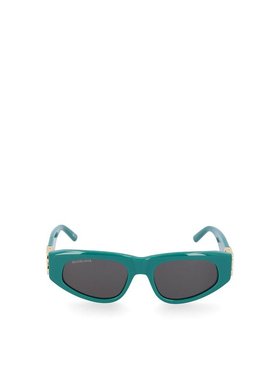 BALENCIAGA 女士太阳镜 621642T00013029 CO 绿色 徽标太阳镜