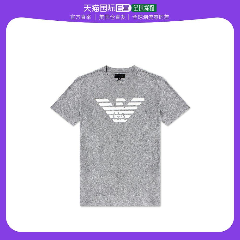 美国直邮Emporio Armani阿玛尼T恤简约圆领纯色时尚都市日常潮流