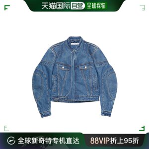 香港直邮潮奢 Acne Studios 艾克妮 男士 立领机车牛仔外套 B9074