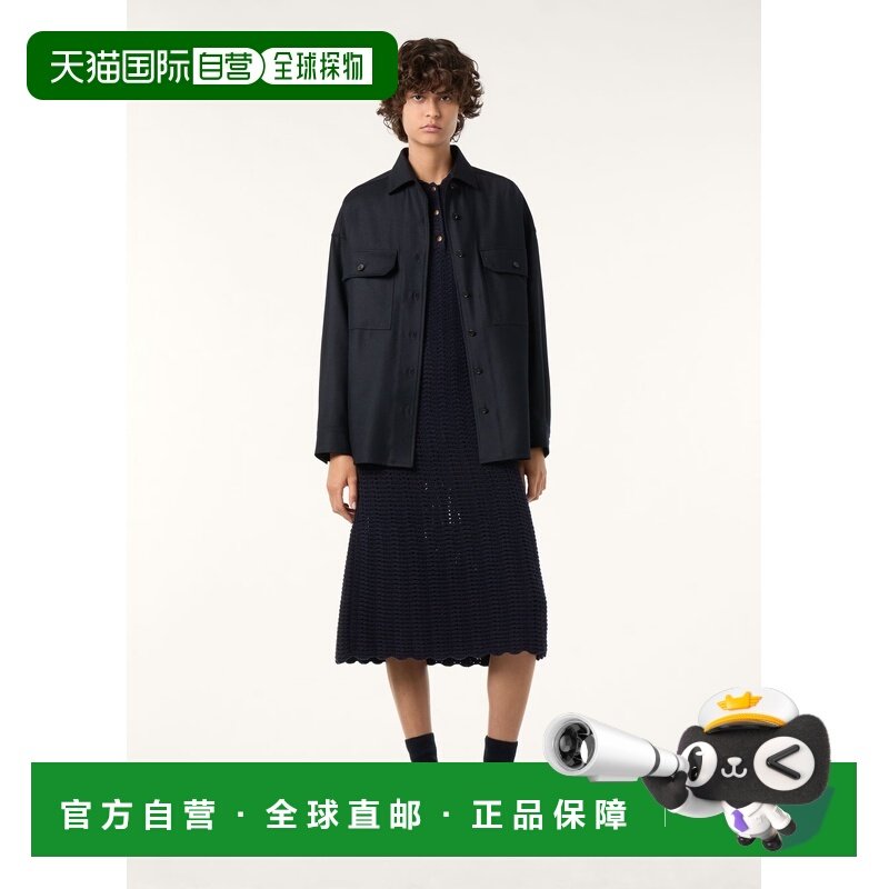 自营欧洲直邮Loro Piana 女士海军蓝羊绒连衣裙,女装/女士精品,连衣裙,淘宝优惠券,粉丝福利购,淘宝优惠卷