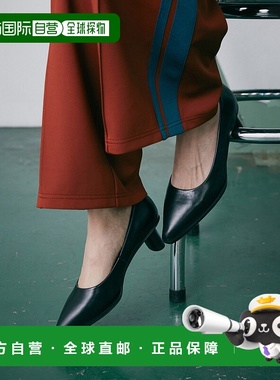 1h可退 日本直邮piu comoda 女士 点尖头舒适短靴 4cm椭圆跟 设计