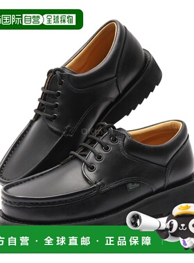 自营｜paraboot男士系带皮鞋黑色休闲鞋皮革百搭简约舒适7864 04