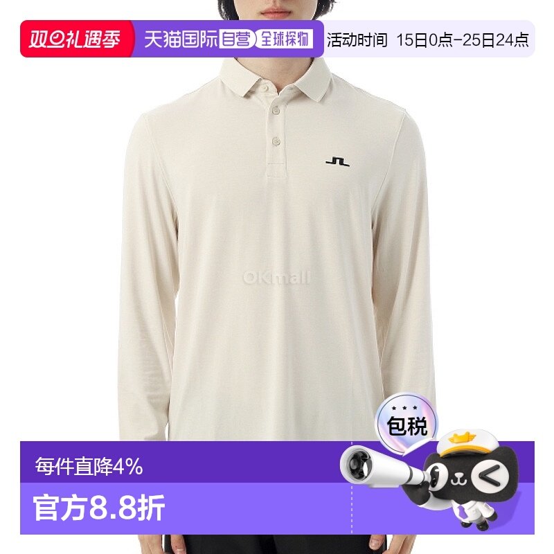 韩国直邮J.LINDEBERG Florian 长袖 Polo 衫 (GMJT13062-U029) 长