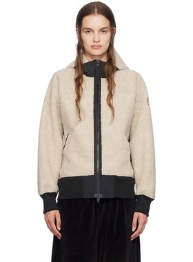 潮奢 Canada Goose 加拿大鹅 女士 米色 Simcoe 连帽衫 7016W