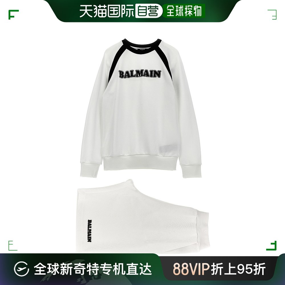 香港直邮潮奢 Balmain巴尔曼女童徽标印花运动服童装 BU3Q20Z1