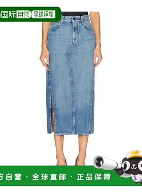 香港直邮GIVENCHY 女士半身裙 BW40Z9516F420 AW2025 蓝色 Givenc