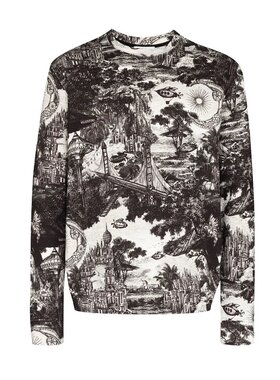 Valentino 圆领印花卫衣 UV3MF14P6HV