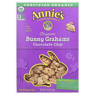 香港直发安妮兔子谷物饼干兔子形巧克力味7.5盎司(213g)