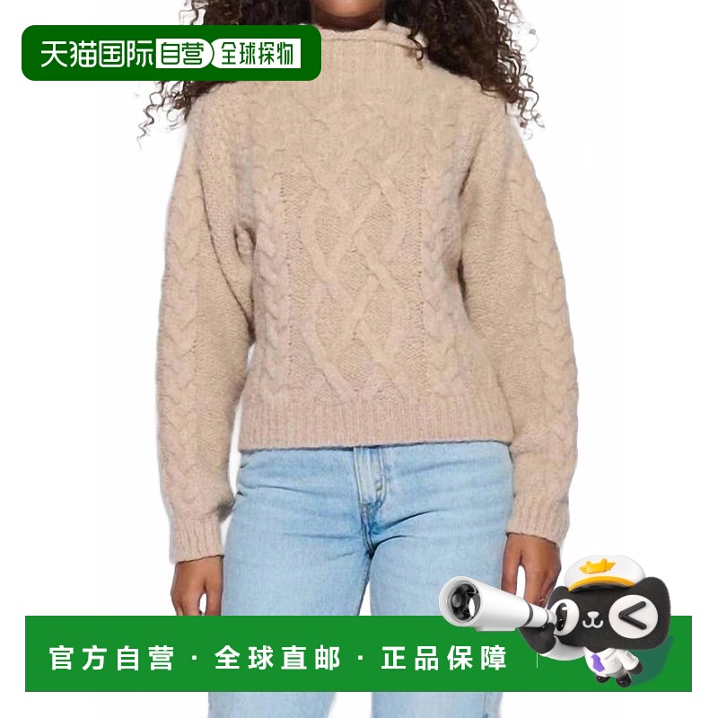 自营nation ltdLydia Cable Knit Sweater In Oatmeal - oatmeal