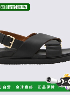 香港直邮MARNI 女士凉鞋 FBMS015701P361400N99 CO 黑色厚底