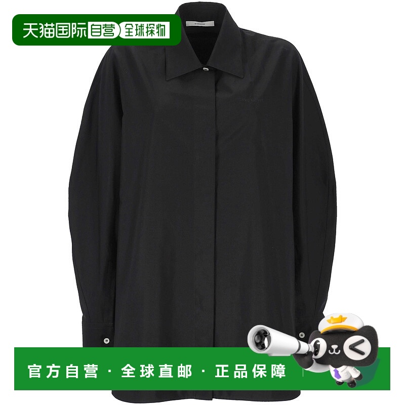 1h可退 香港直邮GIVENCHY 女士衬衫 BW61ET14M6001 AW2025 黑色 G