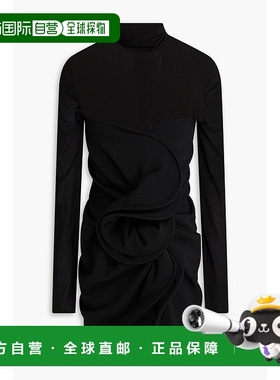 1h可退 香港直邮潮奢 magda butrym 女士 花朵装饰针织羊毛混纺绉