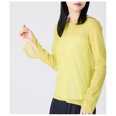 1h可退 日本直邮Park Slope女装透感长袖套头衫 26/78818823