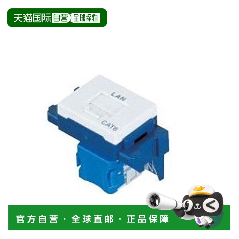 【日本直邮】PanasOnic松下 信息插座 CAT5E 埋入型白色10个NR316