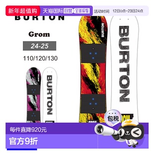 日本直邮BURTON Kids' Grom Board 青少年滑雪板