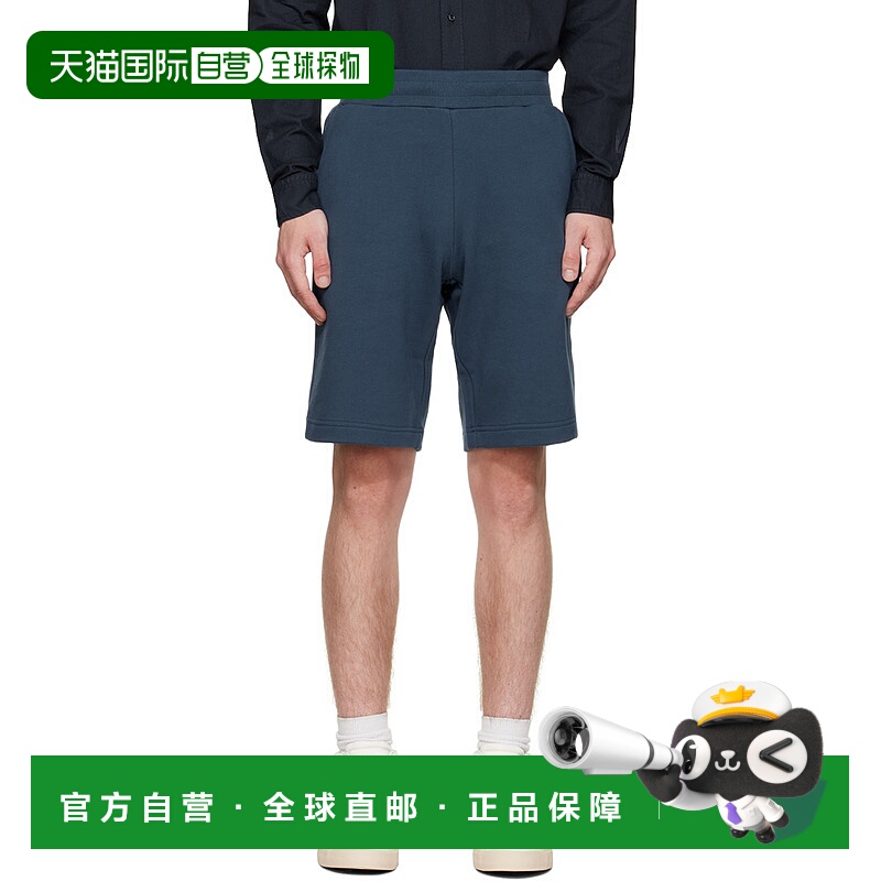 1h可退 香港直邮潮奢 Paul Smith 男士 蓝色 Happy 短裤 M2R217XE