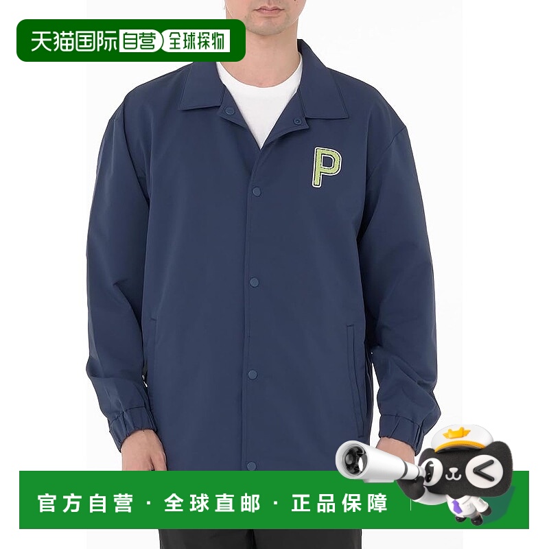 【日本直邮】彪马男士高尔夫 PC 弹力教练夹克 630311 藏青