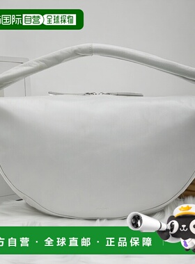 1h可退 香港直邮潮奢 BY FAR 女士 灰色 Maxi Cush 单肩包 MWBSB0