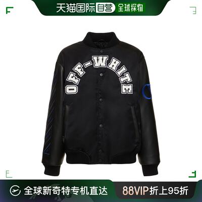 香港直邮潮奢 Off-White 男士Baseball Lea棒球夹克