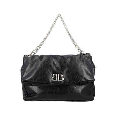 BALENCIAGA 女士斜挎包 7918352AA5B1060 SS2025 黑色