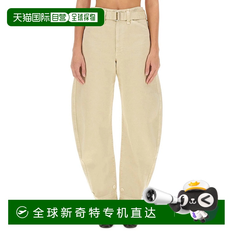 1小时内可退 香港直邮LEMAIRE 女士休闲裤 PA1108LD1007BG231 浅