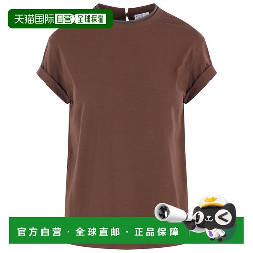 1h可退 香港直邮BRUNELLO CUCINELLI 女士T恤 M0T18BD200C4211 AW
