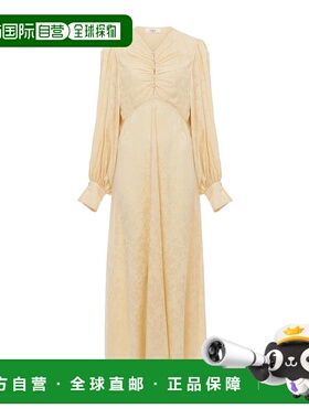 香港直邮Chloe 提花褶饰长裙 C25ARO31115