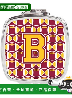 自营 Carolines Treasures CJ1081-BSCM 字母 B 足球栗色和正品