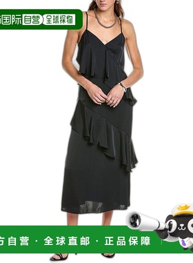 自营 Ramy Brook Elsie 迷你连衣裙 - 黑色 美国奥莱直发