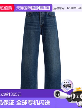1h可退 香港直邮AGOLDE 女士 Bow-Leg 弧形硬质牛仔裤 blue蓝色