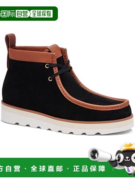 自营 Coach CN340-001男式黑色绒面革Moc Toe Chukka靴子ZPO3992-