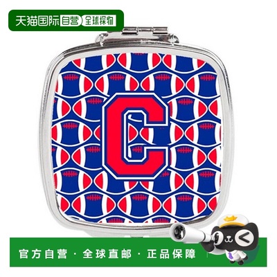 自营 Carolines Treasures CJ1076-CSCM 字母 C 足球哈佛深正品