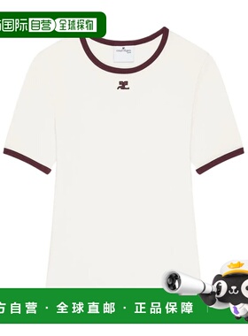 1h可退 香港直邮Courreges 短袖T恤 125JTS017JS0203
