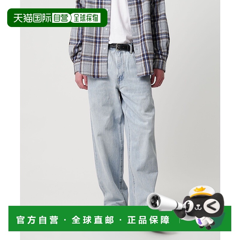 1h可退 日本直邮Levi's 男装 宽松版型 蓝色牛仔裤 半拉链设计 12