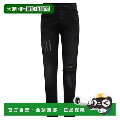香港直邮AMIRI 男士 牛仔长裤 black黑色 舒适时尚牛仔裤