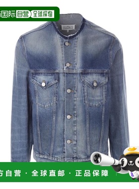 香港直邮Maison Margiela 徽标牛仔外套 SI1AM0006S30561
