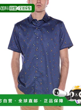 自营 Robert Graham Good Night 经典版型衬衫 - 蓝色 美国奥莱直