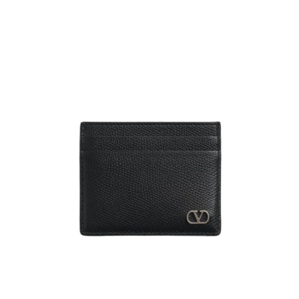 VALENTINO 女士钱包 YP0V09UAG0NO CO 黑色 VLOGO签名小牛皮卡包