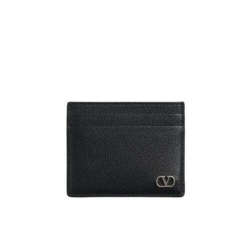 VALENTINO 女士钱包 YP0V09UAG0NO CO 黑色 VLOGO签名小牛皮卡包