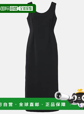 1h可退 香港直邮The Row 女士 Dava 长款连衣裙 black黑色 舒适时