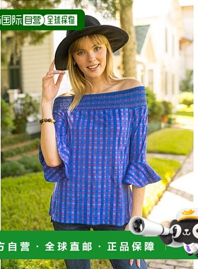 自营 cabana lifeBar Harbor 露肩上衣 - 蓝色 美国奥莱直发