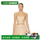 香港直邮潮奢 ZIMMERMANN 女士 1h可退 Rebellion 钉珠紧身胸衣上