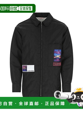 香港直邮VALENTINO 男士夹克 XV3CLH3680Y0NO AW2024 黑色 Valent